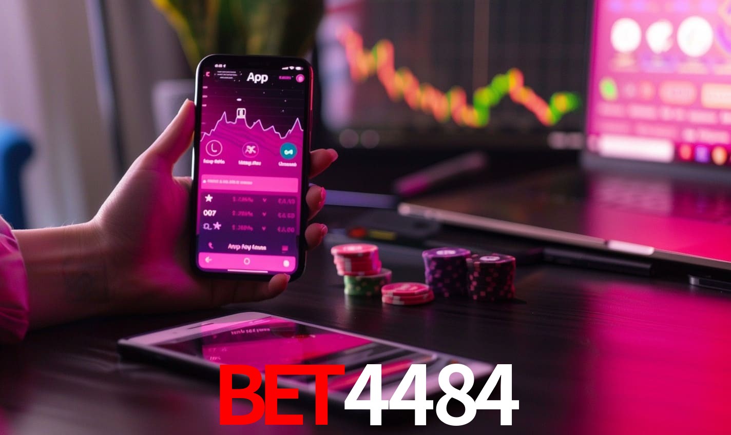 Comparação APP mobile vs versão web da BET4484